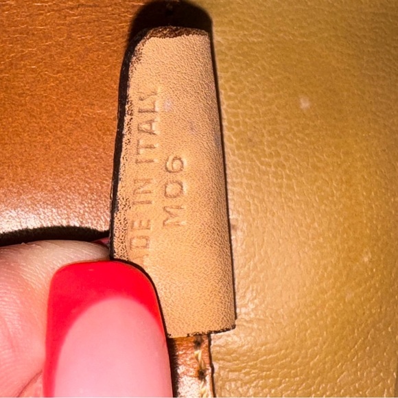 Celine Macadam Shoulder Bag Clutch Beige Brown Leather - Picture 7 of 16